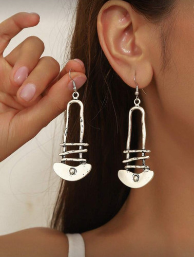 گوشواره سیلور آنتیک از برند Shein کد 0144